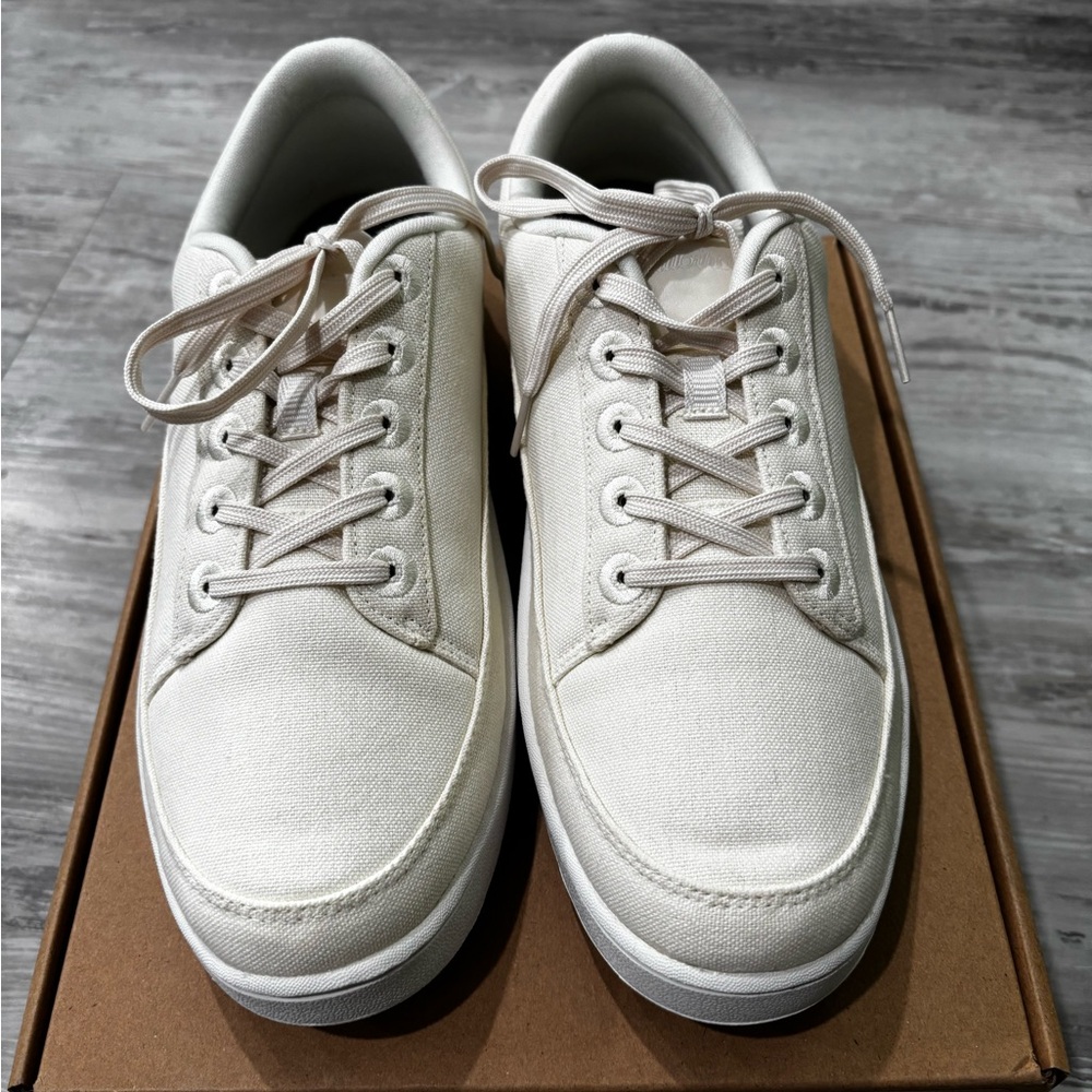 Allbirds Cream Canvas Sneakers